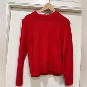 🍒 Red Crewneck Pullover Sweater